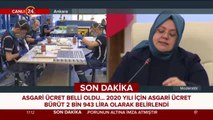 #CANLI Bakan Selçuk asgari ücret rakamını açıkladı