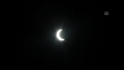 Yılın son güneş tutulması gerçekleşti