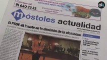 La alcaldesa de Móstoles retira de la circulación los ejemplares de un periódico municipal crítico con ella