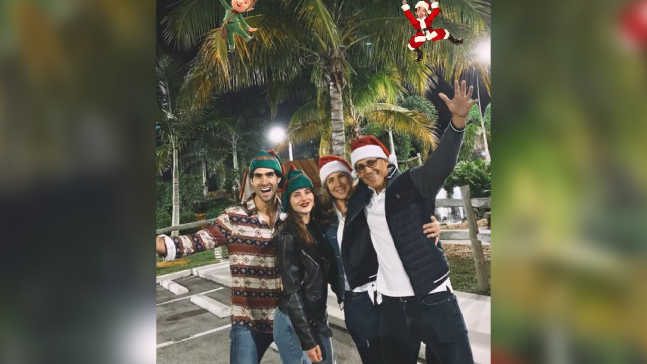 Andrea Duro y Juan Betancourt disfrutan sus primeras Navidades juntos