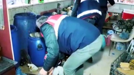 Bursa'da jandarmadan yılbaşı öncesi kaçak içki operasyonu