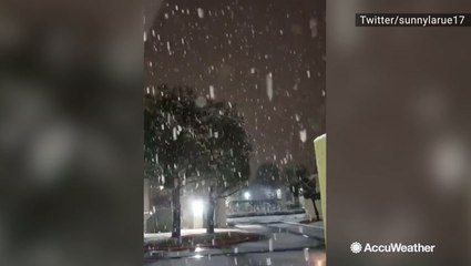 Snow day for Southern California