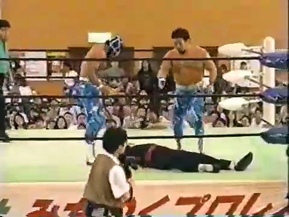 Dick Togo, Mens Teioh & Shiryu vs. Super Delfin & Great Sasuke - Michinoku Pro - 23.06.1996