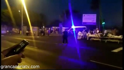 Incendio provocado en el Hospital de la Candelaria, Tenerife