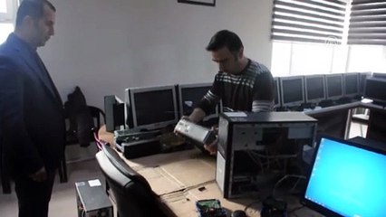 Bulanık'ta okullardaki eski bilgisayarlar onarılıyor - MUŞ