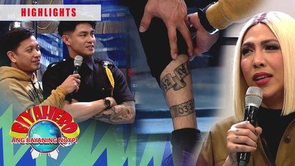 Ion shows his tattoo of Vice's birthday | It's Showtime BiyaHERO