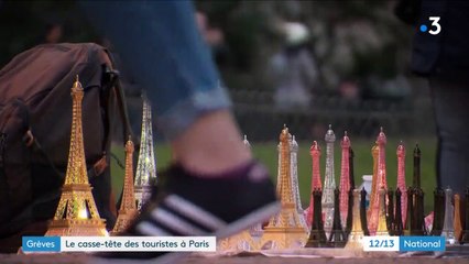 Grève des transports : le casse-tête des touristes à Paris
