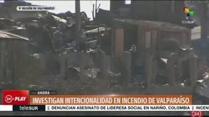 Chile: incendio forestal destruye 150 casas en Valparaíso