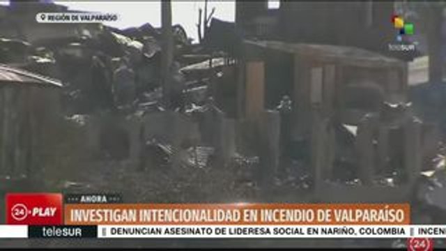 Chile: incendio forestal destruye 150 casas en Valparaíso