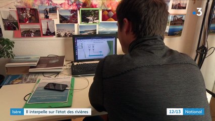 Environnement : un militant écologiste interpelle sur l'état des rivières en Isère