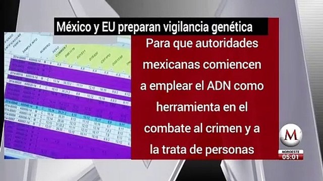 Mexico y EU preparan vigilancia genetica de criminales y polleros