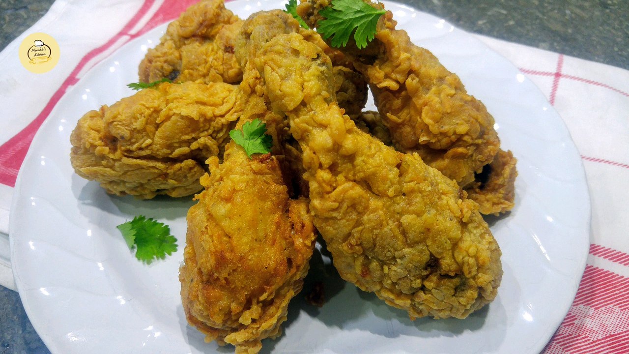 Homemade Crispy Fried Chicken Recipe by Meerab's Kitchen