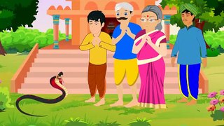 इच्छाधारी नागिन माँ  | Wishful serpent mother Hindi Kahaniya  | Hindi Animated -Hindi fairy Tales