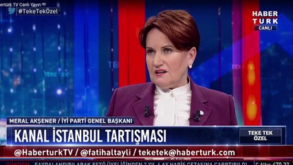 Meral Akşener’den Kanal İstanbul projesine şartlı ‘evet’