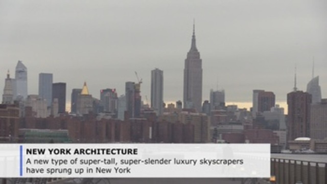 Needle skyscrapers changing New York skyline Vídeo Dailymotion