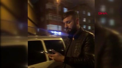 Polisi görünce yanındaki çocuğu kaza yerinde bırakıp kaçtı