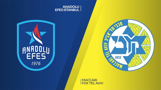 Anadolu Efes Istanbul - Maccabi FOX Tel Aviv Highlights | Turkish Airlines EuroLeague, RS Round 16