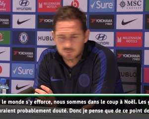 19e j. - Lampard:"Nous sommes toujours dans le coup à Noël"