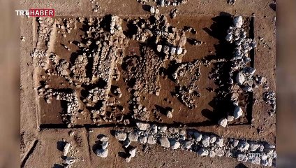 Su seviyesi çekilince çıkan tarihi höyükte 12 binlik yıllık izler