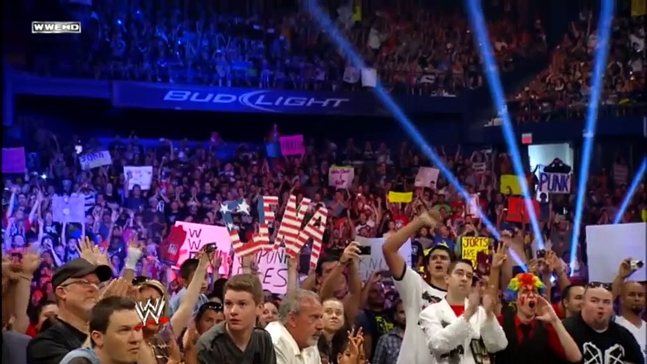 cm punk vs john cena money in the bank 2011