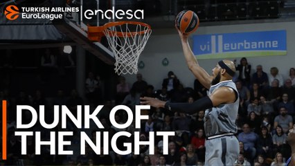 Endesa Dunk of the Night: Adreian Payne, LDLC ASVEL Villeurbanne