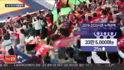 '코트가 뜨겁다' 프로농구, 부활 신호탄?