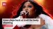 Lizzo Hits Back At Body Shaming