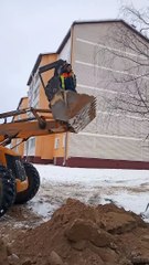 Construction Workers Rescue a Cat