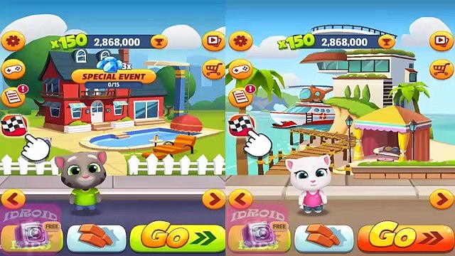 RUN- RUN- RUN- TALKING TOM GOLD RUN NEW UNDERSEA SIDEWORLD TALKING TOM VS TALKING ANGELA