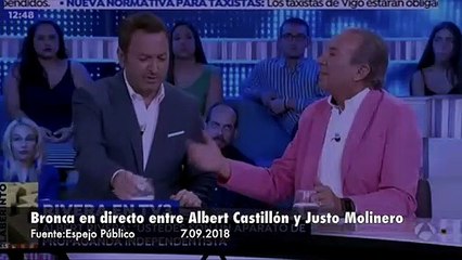 Broncazo por todo lo alto entre Albert Castillón y Justo Molinero