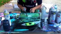 Top 5 AMAZING Spray Paint Art Time Lapse Videos -- COOL