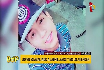 Ladrones le rompen la cabeza a ladrillazos en Nochebuena	y hospital le niega atención