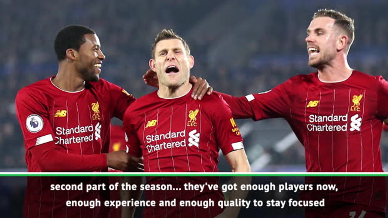 Leicester boss Rodgers says Liverpool have the quality and experience to win the Premier League