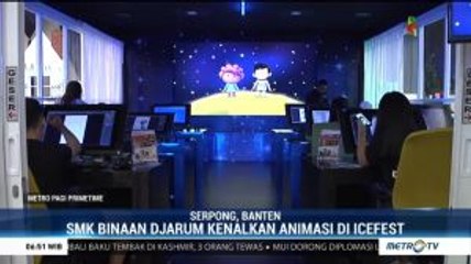 SMK Binaan Djarum Kenalkan Animasi di Icefest 2019
