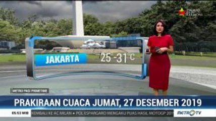 Prakiraan Cuaca, Jumat 27 Desember 2019