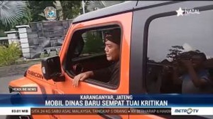 Bupati Karanganyar Jajal Mobil Dinas Baru