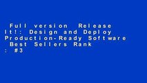 Full version  Release It!: Design and Deploy Production-Ready Software  Best Sellers Rank : #3