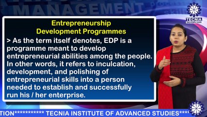 MBA || Ms. Manisha || EDP PROGRAMS || TIAS || TECNIA TV