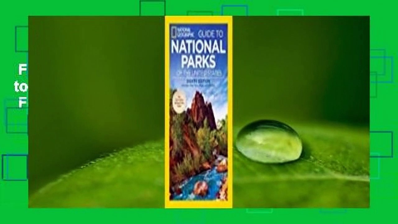 Full version  National Geographic Guide to National Parks of the United States  For Kindle