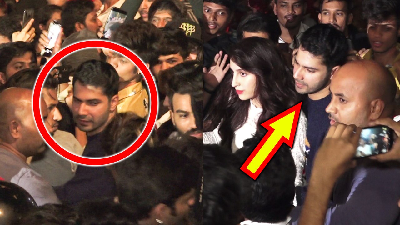 Varun Dhawan BADLY Mobbed By Fans, ESCAPES On A Scooter | Street Dancer 3D Promotions