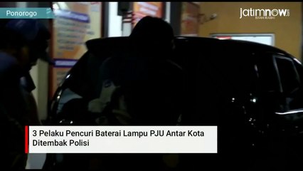 Pencuri Baterai Lampu PJU Antar Kota Ditembak Polisi