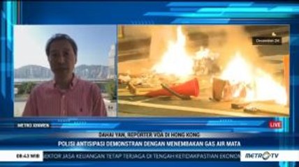 Unjuk Rasa di Hong Kong Masih Terjadi di Hari Natal