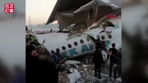 Kazakistan'da yolcu uçağı düştü