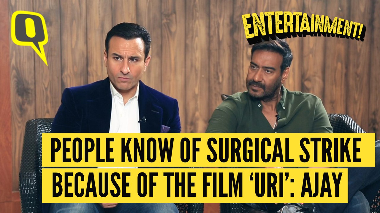 Saif Ali Khan and Ajay Devgn on 'Tanhaji'