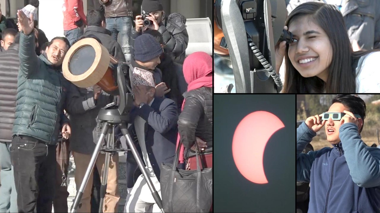 Solar Eclipse 2019: Watch Partial Solar Eclipse in Nepal | This is how Nepal witnessed ......