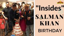 Emotional Salman khan 54th Birthday celebration with KHANDAAN - Cake Cutting - Inside Video