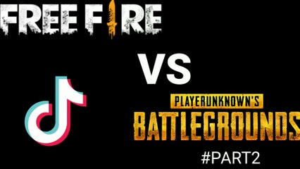 Free fire vs pubg Tik Tok video part 1