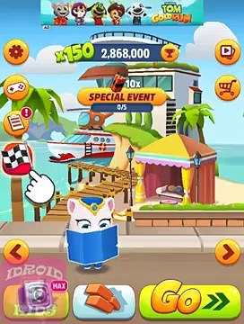 RUN- RUN- RUN- TALKING TOM GOLD RUN NEW UNDERSEA SIDEWORLD GENIE ANGELA