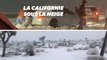 De fortes chutes de neige sèment la pagaille dans le Sud de la Californie
