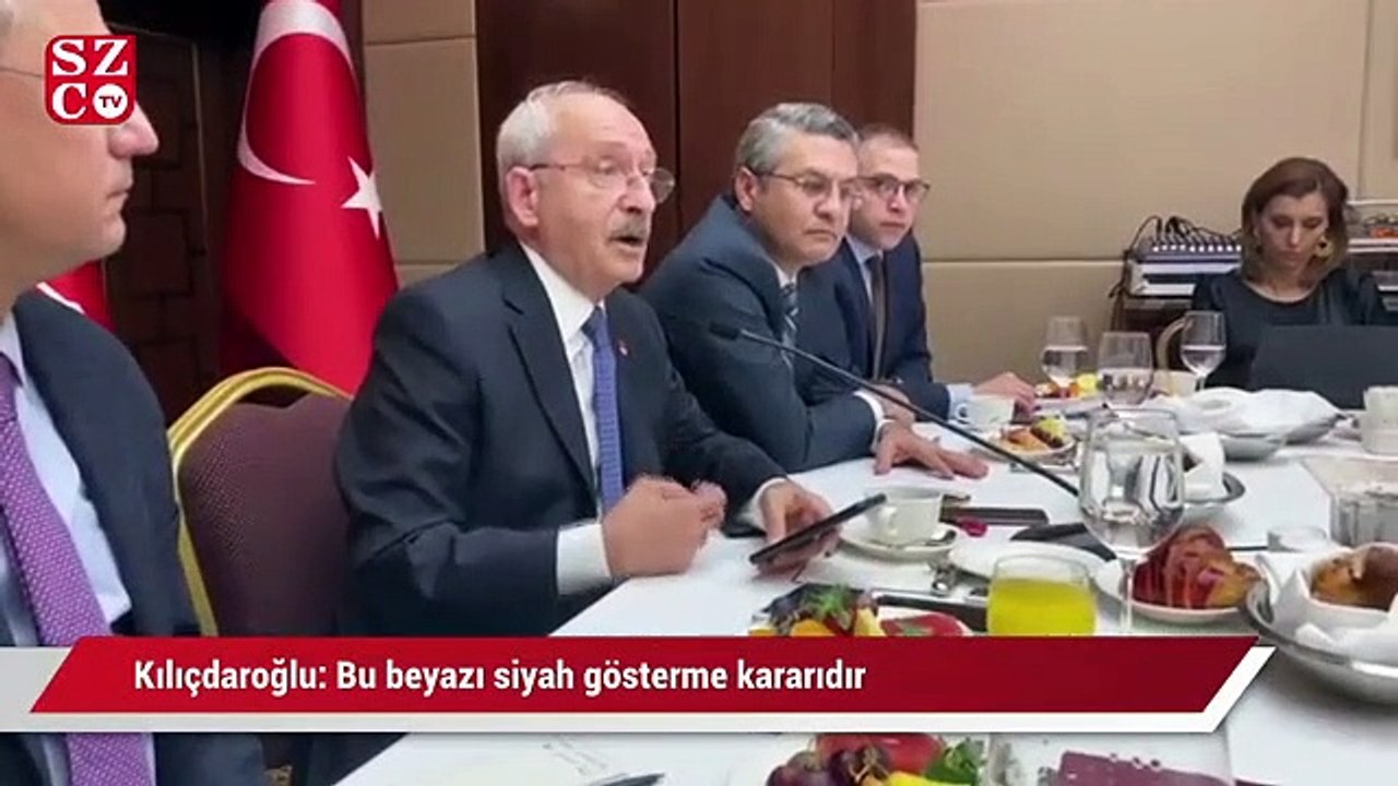 Kılıçdaroğlu'ndan Sözcü kararına yorum: "Yargının siyasi otoritenin emrinde olduğunu gösteren bir örnektir"